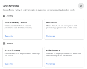 Google Ads Basic Scripts Optimalisatie